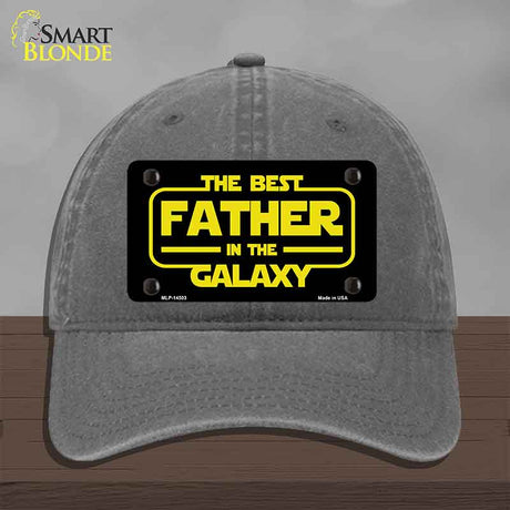 Best Father in the Galaxy Novelty License Plate Hat HAT-MLP-14503