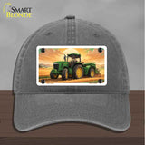 Tractor Sunset Novelty License Plate Hat HAT-MLP-14508