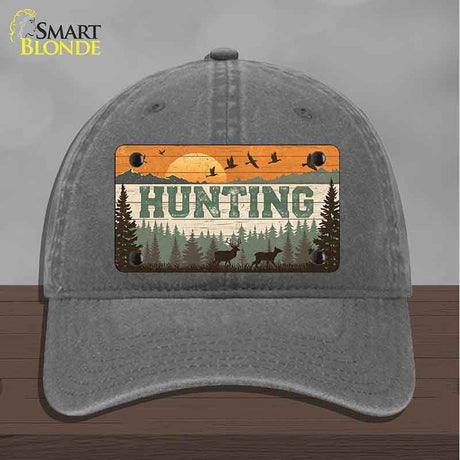 Hunting Sunset Novelty License Plate Hat HAT-MLP-14511