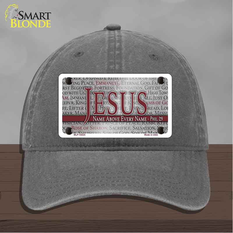 Jesus Name Above Every Name Novelty License Plate Hat HAT-MLP-14525