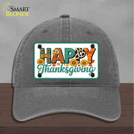 Happy Thanksgiving Novelty License Plate Hat HAT-MLP-14532