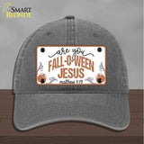 Fall-o-ween Jesus Novelty License Plate Hat HAT-MLP-14534