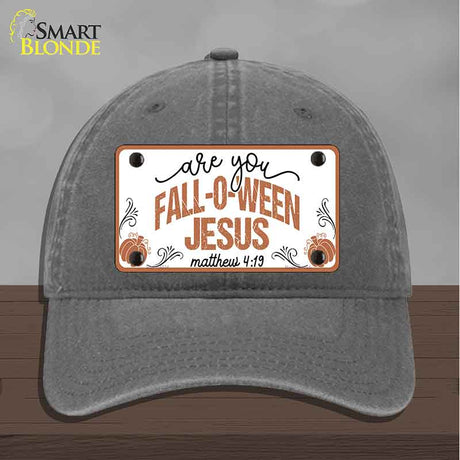 Fall-o-ween Jesus Novelty License Plate Hat HAT-MLP-14534
