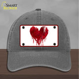 Bloody Heart Novelty License Plate Hat HAT-MLP-14538
