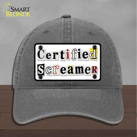 Certified Screamer Novelty License Plate Hat HAT-MLP-14542