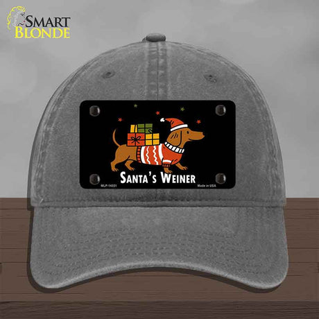 Santas Weiner Novelty License Plate Hat HAT-MLP-14551