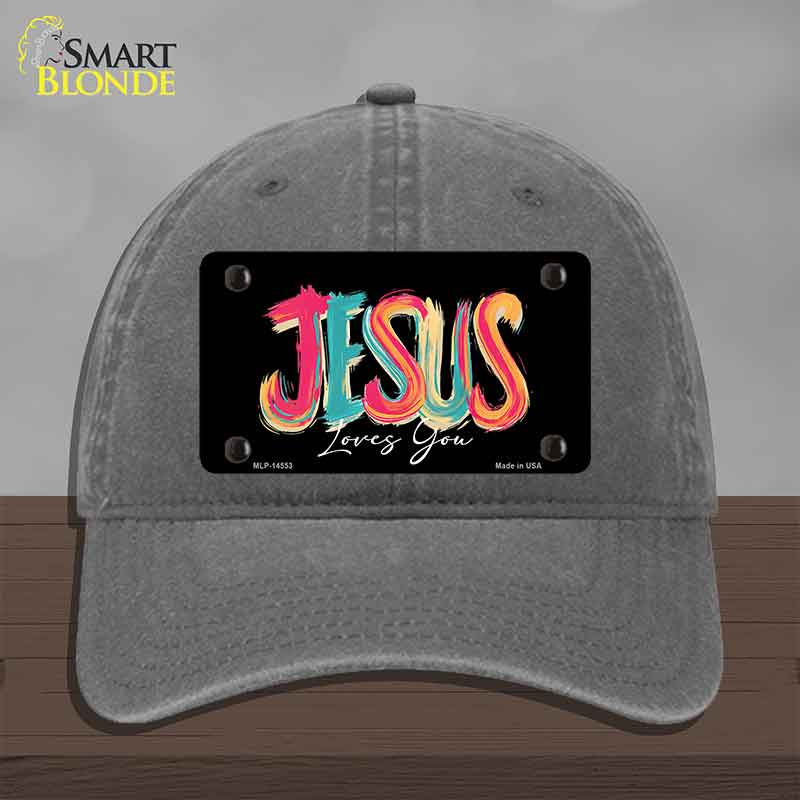 Jesus Loves You Novelty License Plate Hat HAT-MLP-14553