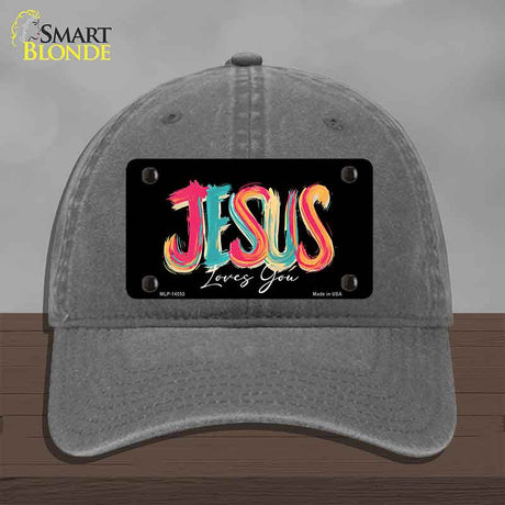 Jesus Loves You Novelty License Plate Hat HAT-MLP-14553