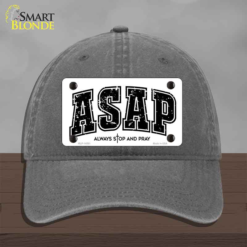 Always Stop and Pray Novelty License Plate Hat HAT-MLP-14561