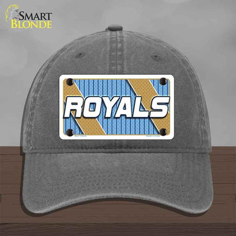 ROYALS Graphic Novelty License Plate Hat HAT-MLP-14576 Unconstructed Cotton Charcoal