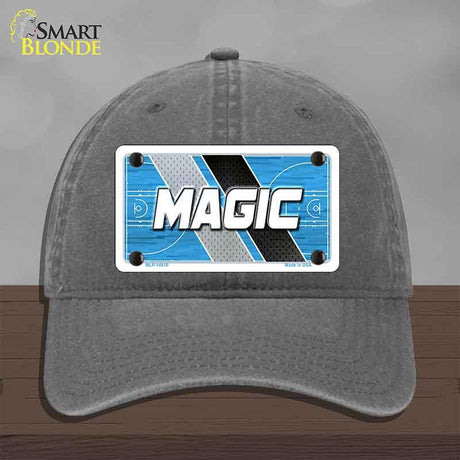 MAGIC Graphic Novelty License Plate Hat HAT-MLP-14616 Unconstructed Cotton Charcoal