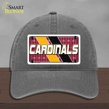 CARDINALS Graphic Novelty License Plate Hat HAT-MLP-14625 Unconstructed Cotton Charcoal
