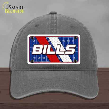 BILLS Graphic Novelty License Plate Hat HAT-MLP-14628 Unconstructed Cotton Charcoal