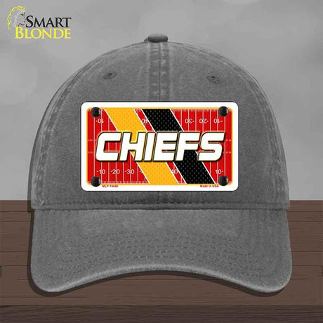 CHIEFS Graphic Novelty License Plate Hat HAT-MLP-14640 Unconstructed Cotton Charcoal