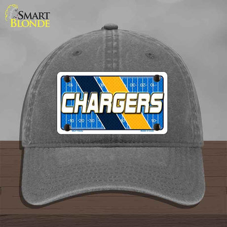 CHARGERS Graphic Novelty License Plate Hat HAT-MLP-14642 Unconstructed Cotton Charcoal