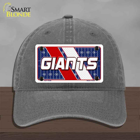 GIANTS Graphic Novelty License Plate Hat HAT-MLP-14648 Unconstructed Cotton Charcoal