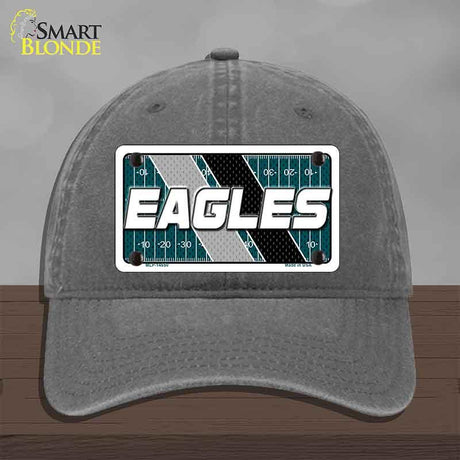 EAGLES Graphic Novelty License Plate Hat HAT-MLP-14650 Unconstructed Cotton Charcoal