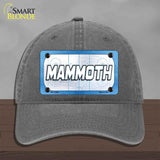 MAMMOTH Graphic Novelty License Plate Hat HAT-MLP-14684 Unconstructed Cotton Charcoal