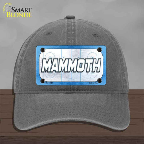MAMMOTH Graphic Novelty License Plate Hat HAT-MLP-14684 Unconstructed Cotton Charcoal