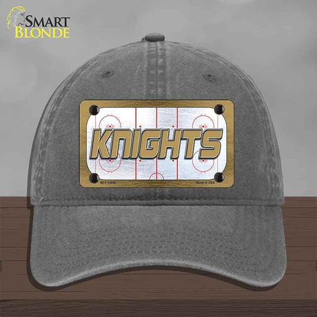 KNIGHTS Graphic Novelty License Plate Hat HAT-MLP-14686 Unconstructed Cotton Charcoal
