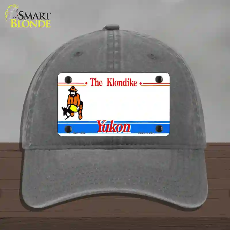 Yukon Novelty License Plate Hat Unconstructed Cotton / Charcoal