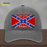 Im A Rebel Novelty License Plate Hat Unconstructed Cotton / Charcoal