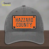 Hazard County Novelty License Plate Hat Unconstructed Cotton / Charcoal