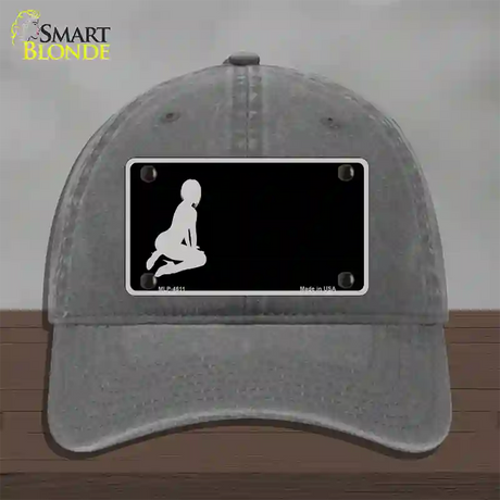 Lap Dancer Offset Novelty License Plate Hat Unconstructed Cotton / Charcoal