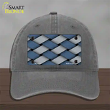 Weave Blue & Gray Novelty License Plate Hat Unconstructed Cotton / Charcoal