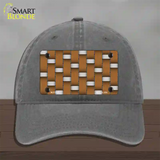 Weave Brown & Gray Novelty License Plate Hat Unconstructed Cotton / Charcoal