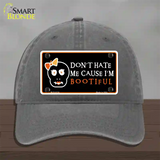 Cause Im Bootiful Novelty License Plate Hat Unconstructed Cotton / Charcoal