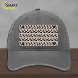 Tan Black Anchor Novelty License Plate Hat Unconstructed Cotton / Charcoal