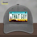 That Guy Arizona Novelty License Plate Hat Unconstructed Cotton / Charcoal