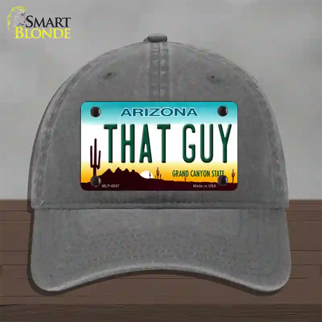 That Guy Arizona Novelty License Plate Hat Unconstructed Cotton / Charcoal