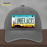 Arizona Lumberjacks Novelty License Plate Hat Unconstructed Cotton / Charcoal