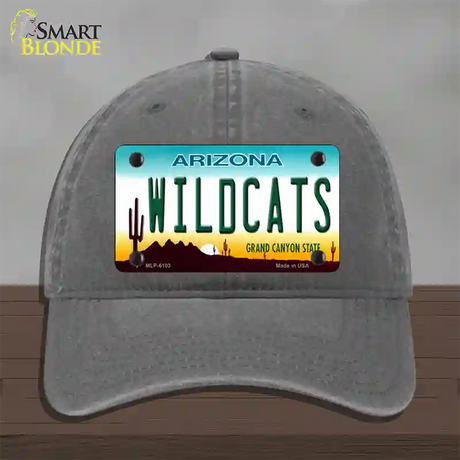 Wildcats Arizona Novelty License Plate Hat Unconstructed Cotton / Charcoal