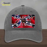 Pride Of The South Novelty License Plate Hat Unconstructed Cotton / Charcoal