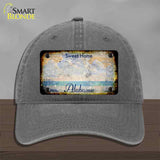 Alabama State Rusty Novelty License Plate Hat HAT-MLP-8118