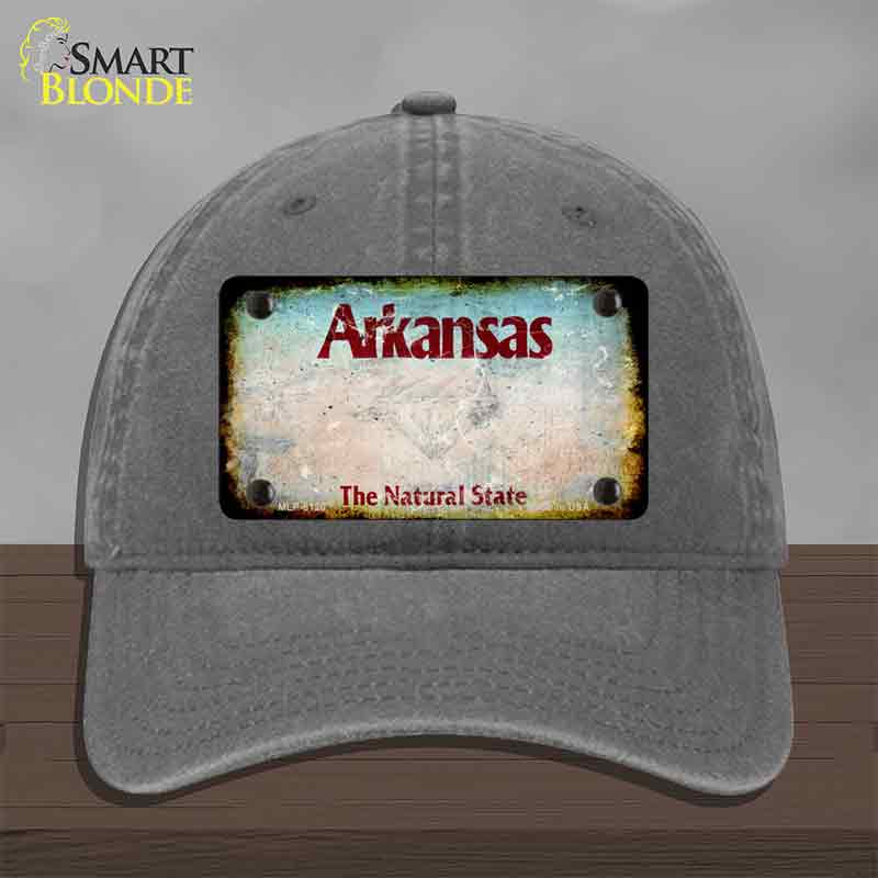 Arkansas State Rusty Novelty License Plate Hat HAT-MLP-8120
