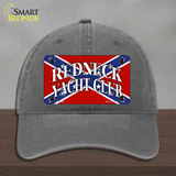 Redneck Yacht Club Novelty License Plate Hat Unconstructed Cotton / Charcoal