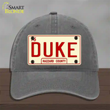 Duke Novelty License Plate Hat Unconstructed Cotton / Charcoal
