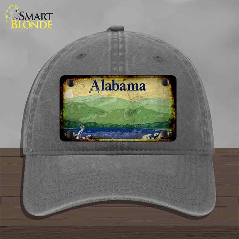 Alabama Rusty Novelty License Plate Hat HAT-MLP-9503
