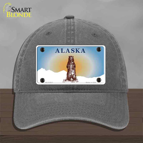 Alaska Bear Novelty License Plate Hat HAT-MLP-9511