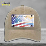 Alabama with American Flag Novelty License Plate Hat HAT-MLP-12329