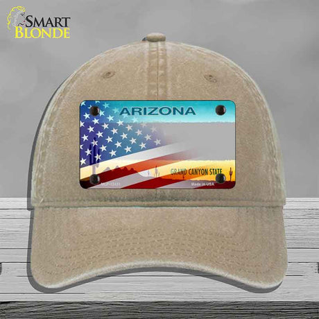 Arizona License Plate American Flag Novelty License Plate Hat HAT-MLP-12431