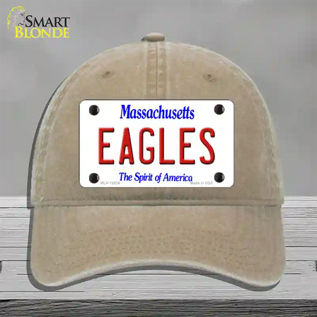 Eagles Novelty License Plate Hat Unconstructed Cotton / Khaki