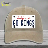 Go Kings California Novelty License Plate Hat Tag Unconstructed Cotton Khaki