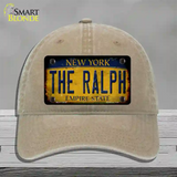 The Ralph New York Rusty Novelty License Plate Hat Tag Unconstructed Cotton Khaki
