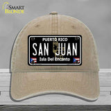 San Juan Puerto Rico Black Novelty License Plate Hat HAT-MLP-14297