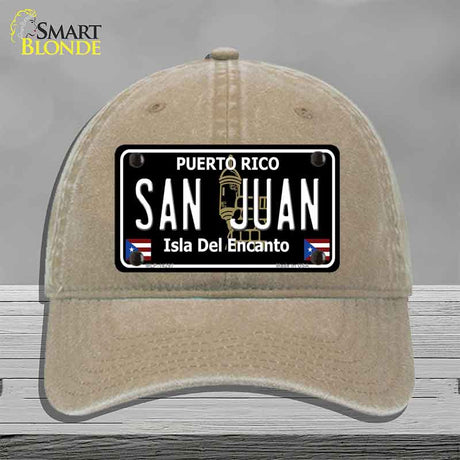 San Juan Puerto Rico Black Novelty License Plate Hat HAT-MLP-14297